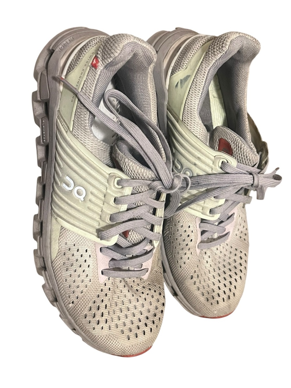 On Cloudflow Running Shoes Glacier White